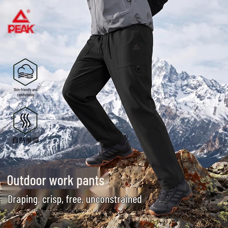 PEAK Men s Outdoor Straight-Leg Workwear Pants M