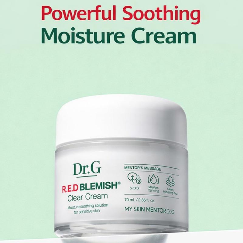 Dr.G R.E.D Blemish Clear Cream 70ml X 2 Ea (Moisture Soothing Solution For Sensitive Skin)