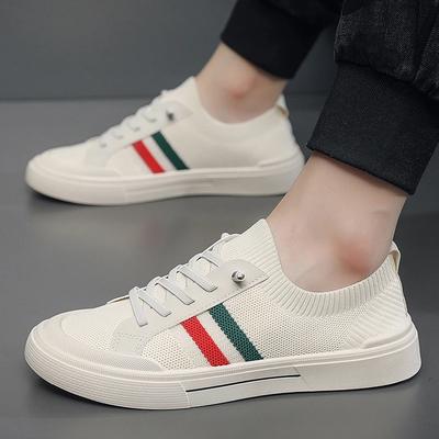 Sneakers Günlük Ayakkabılar Erkek Uçan Örgü Nefes Alabilen File Ayakkabılar Hafif Açık Hava Sporları Koşu Ayakkabıları Çok Fonksiyonlu Ayakkabılar