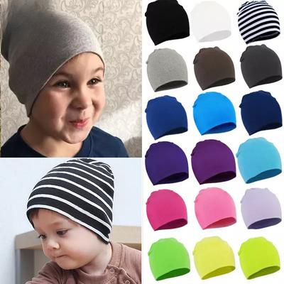 Mode Einfarbig Kinder Hüte Kleinkind Baby Junge Mädchen Infant Baumwolle Weiche Warme Ohrenschützer Hut Beanies Cap Winter Gestrickte Neugeborenen Hut