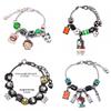 Demon Slayer Kimetsu No Yaiba Pendant Bracelet With Alloy Charm For Fans And Giftgiving