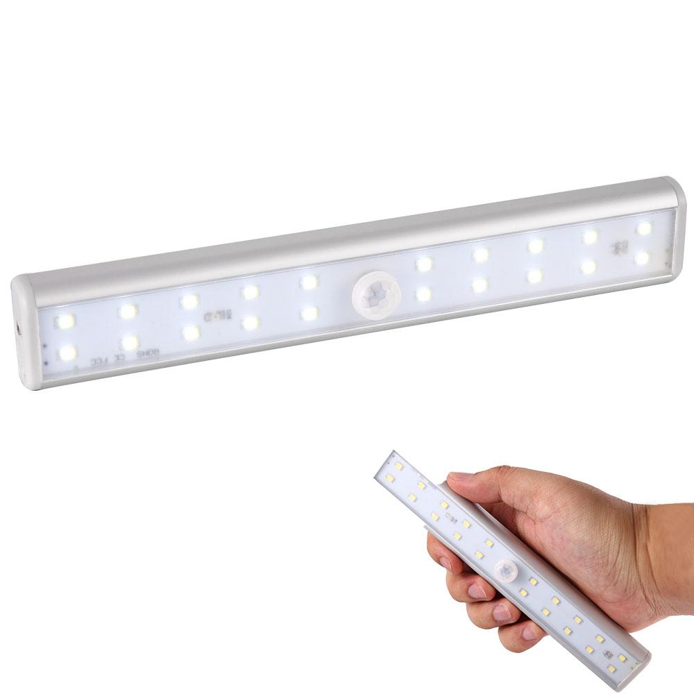 

LUNSY LED Motion Sensor Under Cabinet Night Light USB Rechargeable Stick on Anywhere for Cabinet, Pantry, Counter, Bathroom System default#0