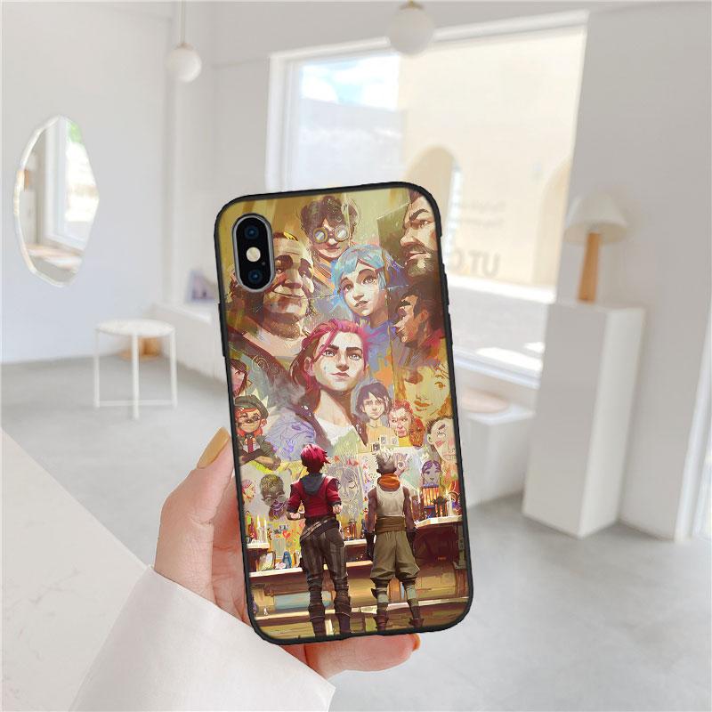 QT6 Arcane Jinx Phone Case for Samsung Galaxy A05 A05S A12 A13 A15 A33 A53 A73 M15E M55 S10 S10E S20 Ultra Lite Plus Fe