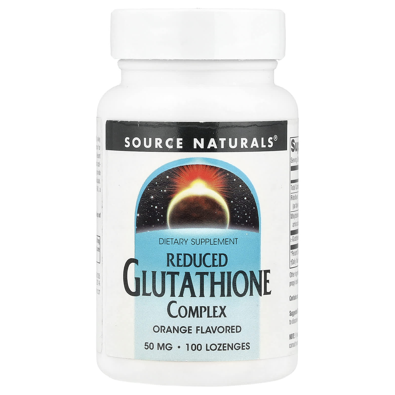 

Reduced Glutathione Complex, Orange Flavor, 50Mg, 100 Lozenges