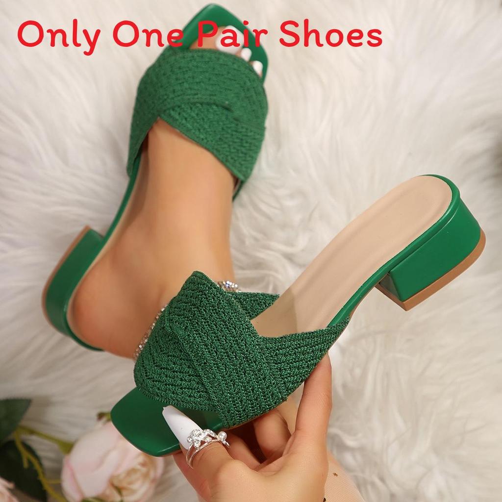 Summer Cross Strap Slide Sandals For Women With Rubber Sole And Wide Fit