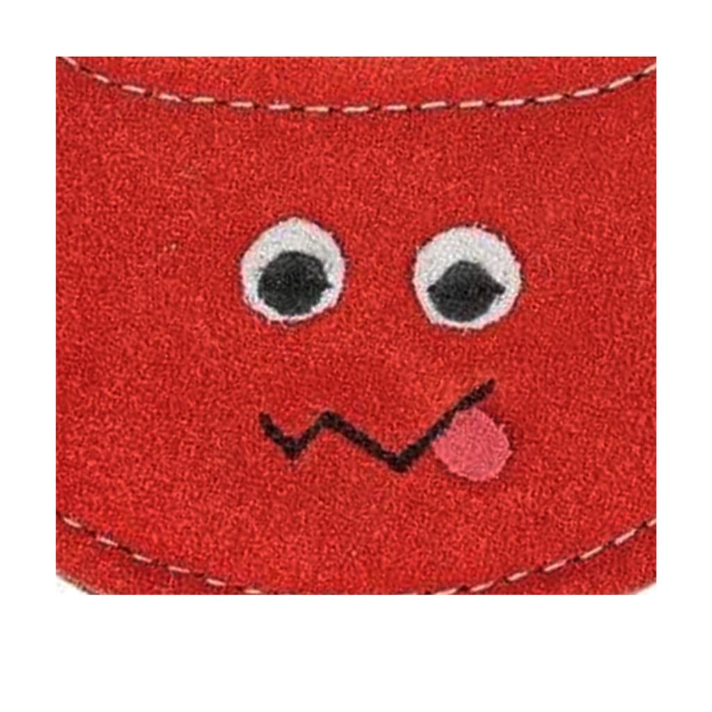 Benji & Flo Verrückte Gesichter Bounce Back Bumerang Wildlederseil Hundespielzeug