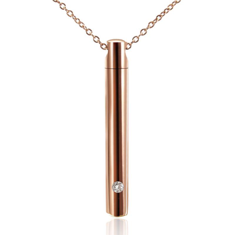 Cylinder Pendant Pet Cremation Urns Necklace Stainless Steel for Cat Dog Ash Memorial Container Holder Jewelry Memorial