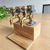 Dispenser per Whiskey con Finitura Legno Carbonizzato per Appassionati di Home Bar