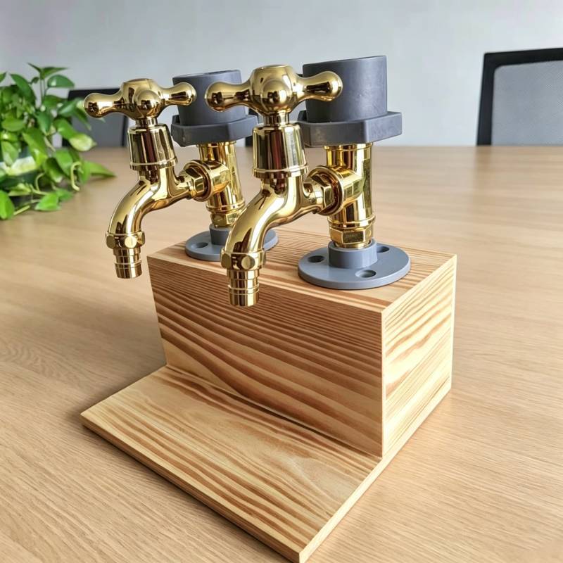 Dispenser per Whiskey con Finitura Legno Carbonizzato per Appassionati di Home Bar