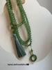 108-Bead Green Tassel Necklace - Long Chinese-Style Sweater Chain Accessory