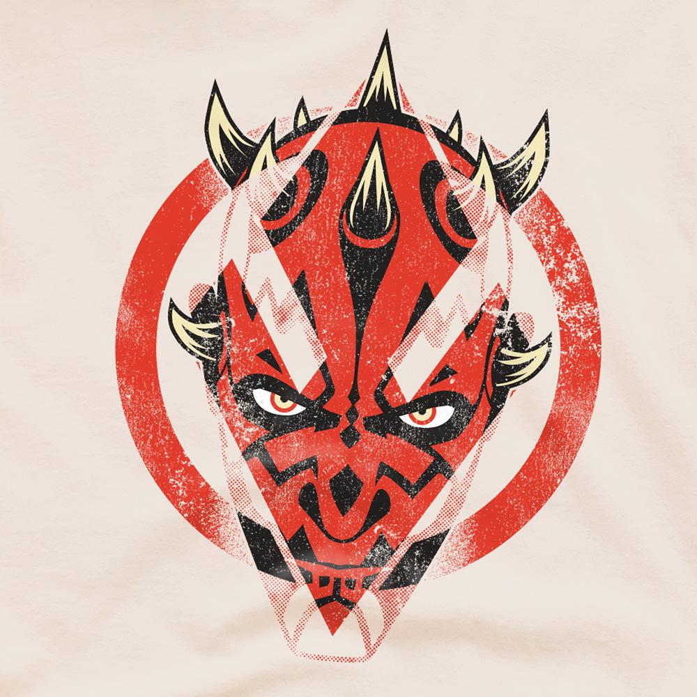 Star Wars: Maul-Shadow Lord Unisex Adult Distressed Sith T-Shirt