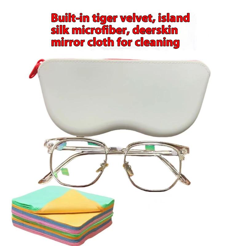 Tragbare Silikon-Brillentasche Sonnenbrillen-Schutzhülle Aufbewahrungstasche Wasserdicht Kurzsichtigkeits-Brillentasche