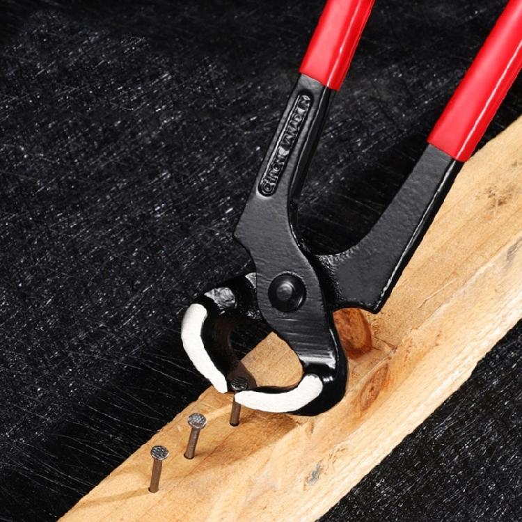 Horseshoe Pliers Steel Clamp Tool Manicure Clamping Leather Working Flattening Shoeing Horse Nails Cleaning