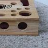 Umweltfreundliches Katzenspielzeug Kratzbaum Holz Kratzpuzzle Anreicherungskiste Sichere Nägel Tägliche Nutzung Unterhaltung Kratzbrett für Wohnungskatzen