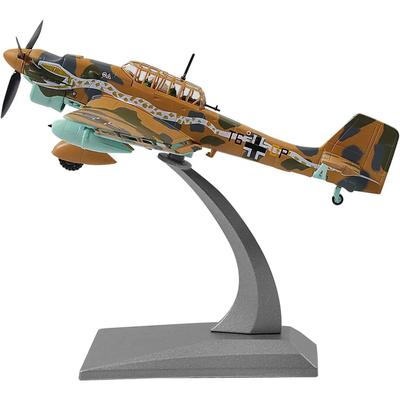 1/72 Ju 87 Stuka Metall Sturzkampfbomber Modell Deutsches WWII Militär Diecast Bodenangriffsflugzeug Modell für Sammlung oder Geschenk