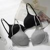 Women's Seamless Front Closure Bra Wireless Thin Padded Beauty Back Deep Backless Sexy Everyday Bra