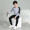Unisex Quick-Dry Compression Sportswear Set: Long Sleeve & Elastic Pants for Fitness and Running