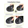 RRSKIT Road Bike Pedal Cleats Set Anti-Skid Plastic Cycling Pedals For Time IClic XPro XPresso Road Bike Cleat Lock