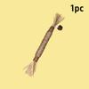 Interactive Self Playing Catnip Molar Stick Cat Chew Toys Teeth Cleaning Bite Squeaky Cat Toy for Indoor Cat Dental Health