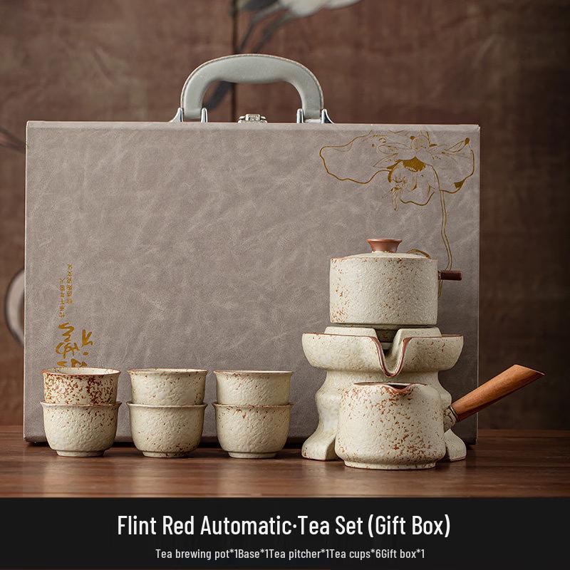 Tea Xun Automatic Ceramic Anti-Scald Tea Set