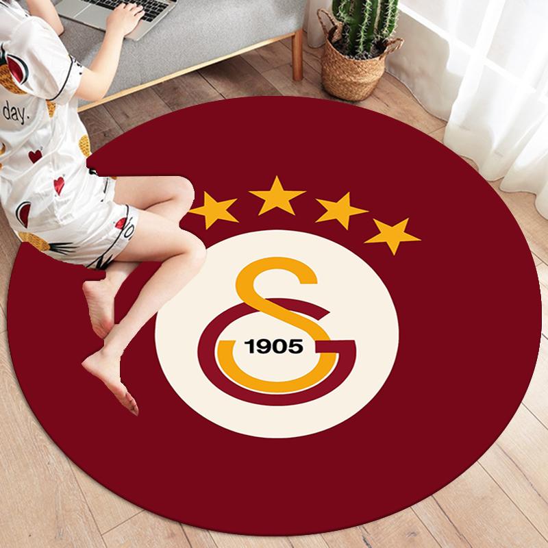 שטיח עגול של גלאטסראיי S.K, שטיח לסלון, חדר שינה, ספה, חדר משחקים, מחצלת רצפה מונעת החלקה