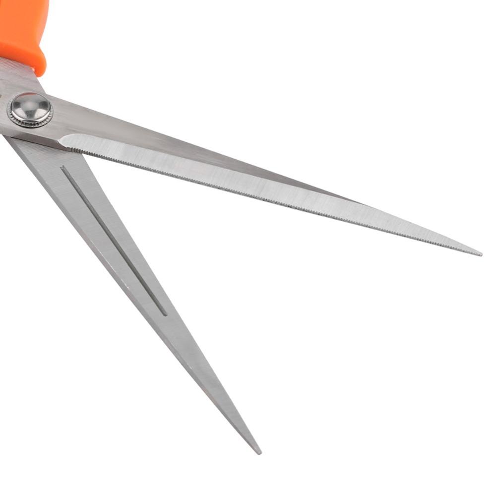 Extra Long Edge Garden Scissors Orange Branch Cutter Durable Pruning Shears
