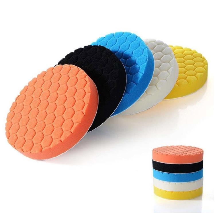 5Pcs Reusable Car Polishing Sponges In 5/6Inch Sizes Buffing Polishing Pad for Easy Wax Application