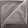 FLANNEL BLANKET gray 180x230 cozy SOFT