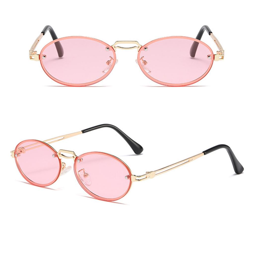 Fashion Sunglasses For Men Women Oval Small Sun Glasses Uv400 Protection Vintage Eyewear Retro Sunglass