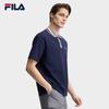 FILA Men's Loose Fit Knit Short Sleeve Polo Shirt