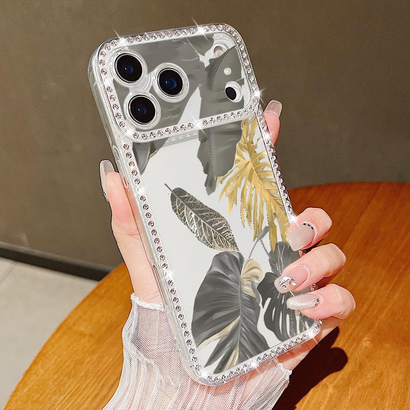 Creative Butterfly Pattern Phone Case For iPhone 17 Air 16e 16 14 15 13 17 Pro Max 15 16 Plus 17 Shockproof Bling Diamond Soft TPU Case Cover