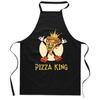 Pizza King Printed Kitchen Apron - Men's Gift for Dad
