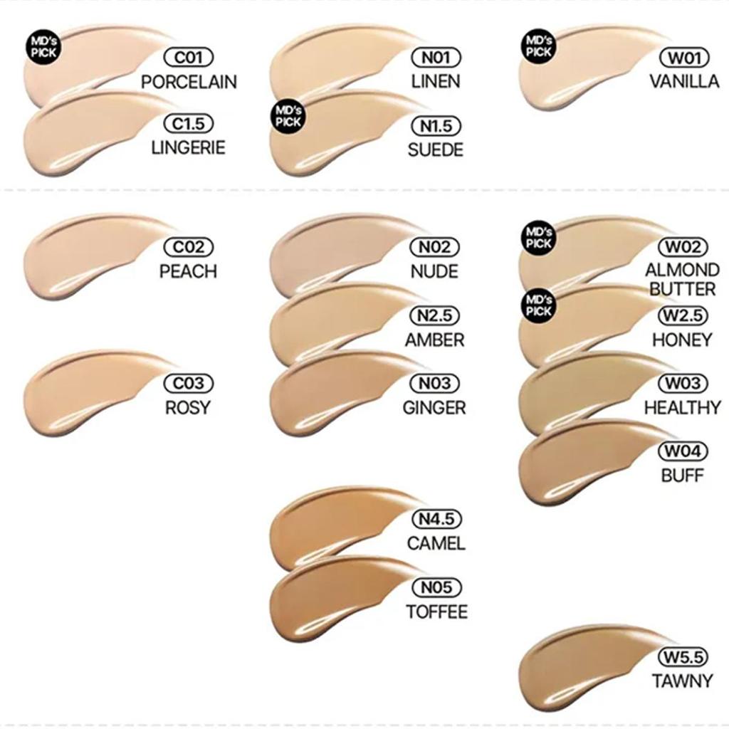 TFIT SCHLANKE PASSFORM ABDECKENDE FOUNDATION 30g N01/N02/N4.5/N05/N11, Glatte Matte Textur, Langanhaltendes Basis-Make-up, Koreanische Kosmetik, Koreanisches Make-up