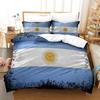 Argentina Flag Bedding Set Single Twin Full Queen King Size Bed Set Adult Kid Bedroom Duvetcover Sets 3D Print Bed Sheet Set