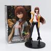 Steins Gate Makise Kurisu Anime Figure Kurisu Makise Action Figure Car Ornament Model Desktop Decor Fans Collectible Toys Gifts