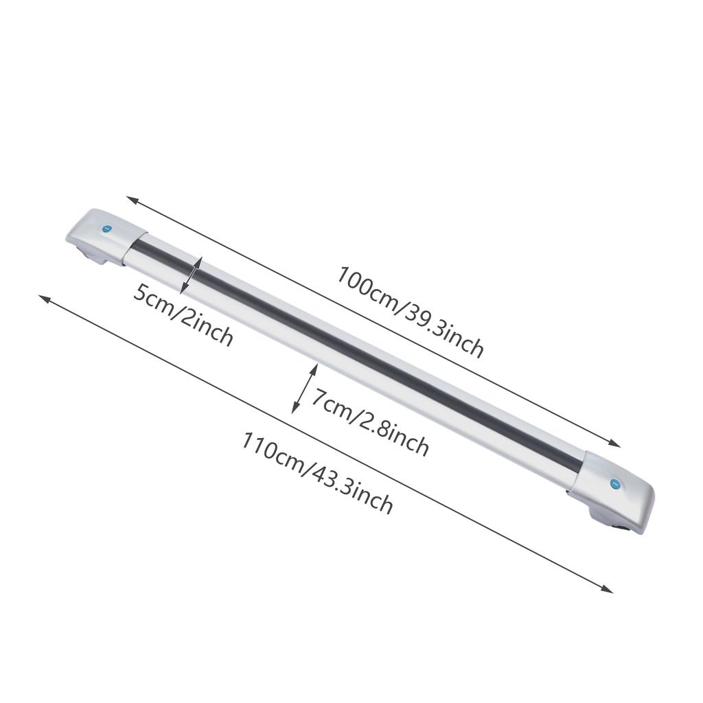 Roof Rack Cross Bars Compatible for 2013-2018 RAV4, Luggage Cargo Bag Crossbars Camping Gear Bike Carrier Aluminum Alloy