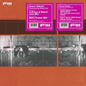 

12inch Record GREEN VELVET Answering Machine 044900 F111 Records 2000 US Dance Electronica Used