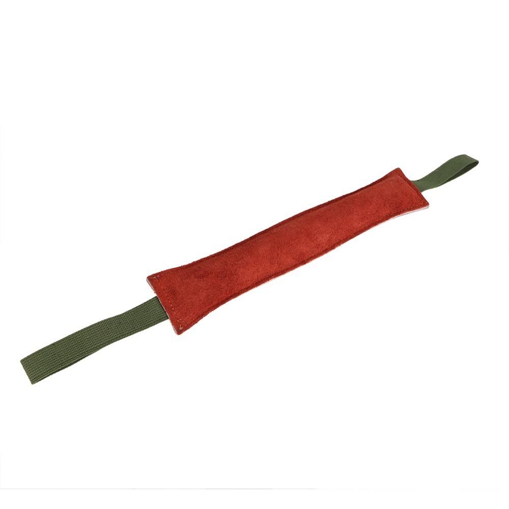 Solid Shape Dog Training Stick Cowhide Material Pet Chew Toy Dog Bite Stick  Obedience Training Dog training stick