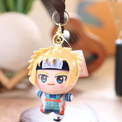 Naruto Shippuden Anime Peripherie Plüschtier Schlüsselanhänger Naruto Cartoon Kakashi Gaara Baumwollpuppe Schlüsselanhänger & Taschenanhänger Ornament