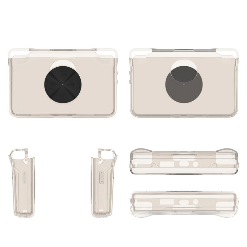 Transparent Protector Cover for Retroid Pocket Flip 2 Waterproof Scratchproof Shell Console TPU Case Gamepad Skin Sleeve