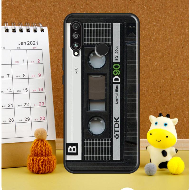 Retro Cassette Tape For Huawei Nova 12i 12s 7i 8i 11i 11 9 10 SE Y60 Y61 Y70 Y72 Y73 Y90 Y91 P30 P40 Lite Case