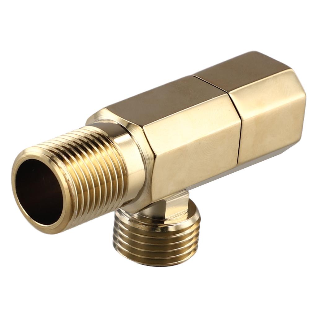 High Quality Brand New Valve Valve Water Handle Angle Stop Valve Water Pipe Thread Thickening Angle Valve 1 Pc