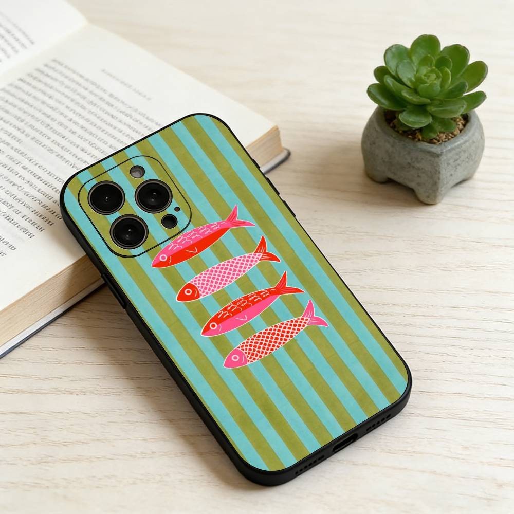 S-Sardine  Phone Case Silicone Soft For IPhone 17 16 15 14 13 12 11 X XR Plus Pro Max Plus