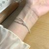 Korean Style Geometric Arc Knotted Bracelet - Elegant & Trendy Women's Fashion Jewelry