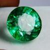 7.50 Ct Top Rich Green Natural Emerald Round Cut   Loose Gemstone