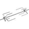 Kit de rôtisserie - onlyfire - 90 cm - acier chromé - moteur électrique - facile à installer