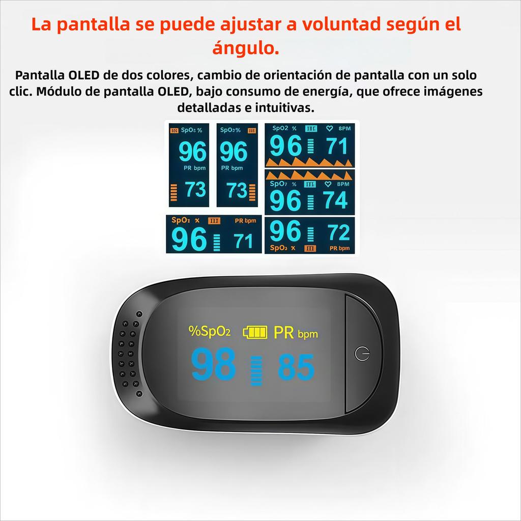 Home-Use Finger Pulse Oximeter - Hospital Model Blood Oxygen Saturation Detector