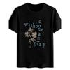 Men'S Vintage Wishbone Dominic-like Four-Leaf & WISHBONE CAN Print T-Shirt - Retro Rock Band Graphic Tee, Soft Short Sleeve Round Neck Casual Shirt