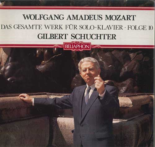 LP Record GILBERT SCHUCHTER - Mozart Das Gesamte Werk Fur Solo-kl 67005011 BELLAPHON 1983 Germany Classical Used