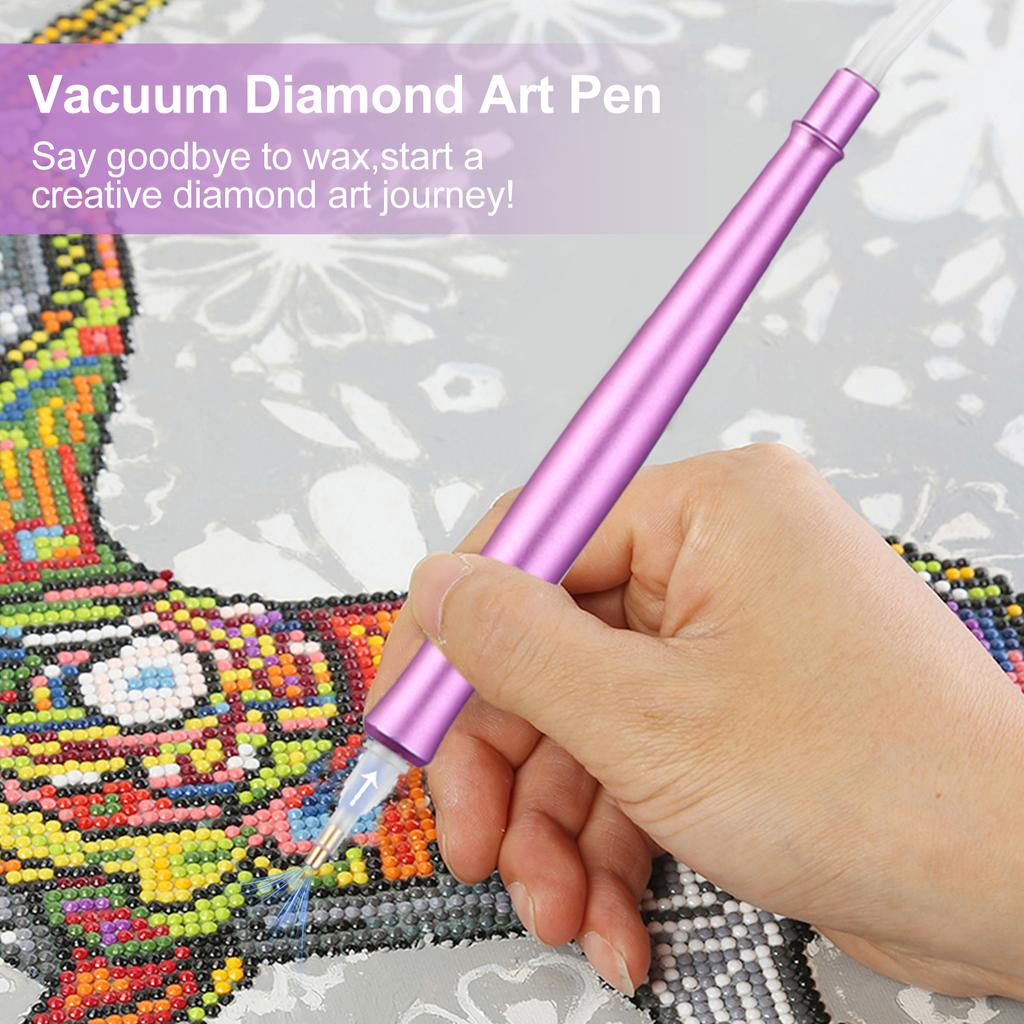 Electric Diamond Painting Pen Portable DIY Art Tool Painter with Storage Tray Rhinestone Art Painting Pen Ergonomic for DIY Art